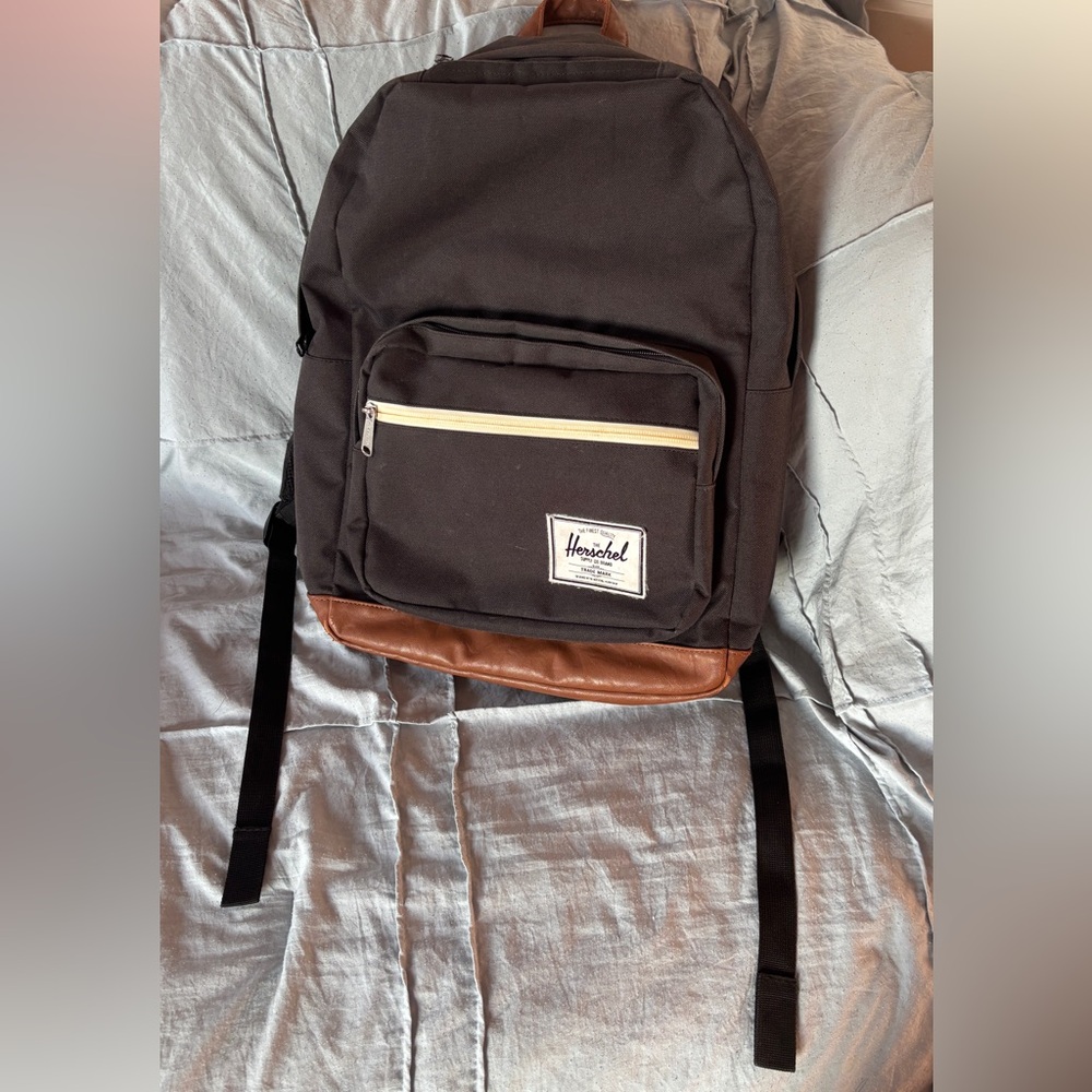 Herschel Supply Company Black and Brown Backpack